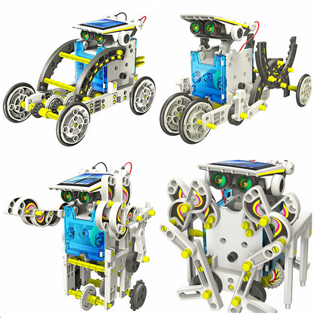 Kits Roboticos: Kit Robot Solar 14 en 1