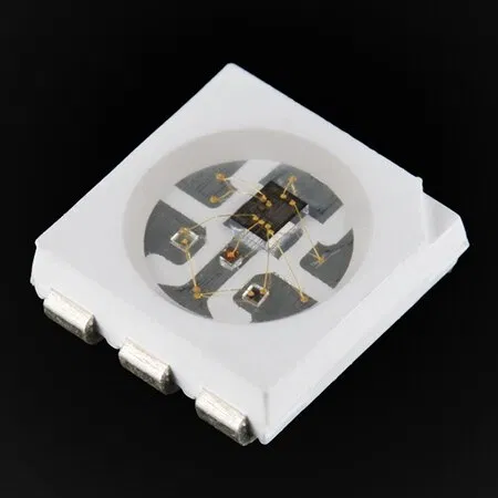 5050: LED RGB SMD WS2812 6 pines